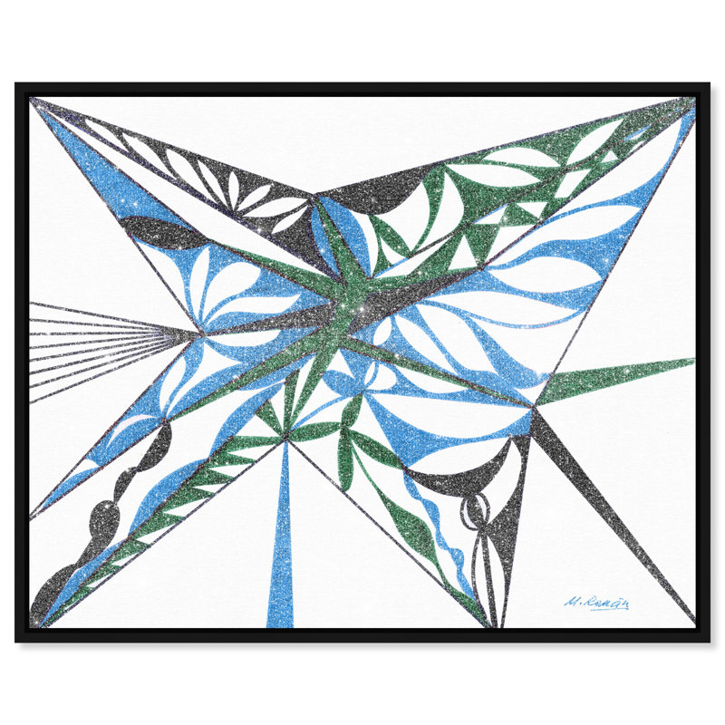 Manuel Roman - Arrowhead Print by Oliver Gal, 17"H x 21"W, Black Floater Frame