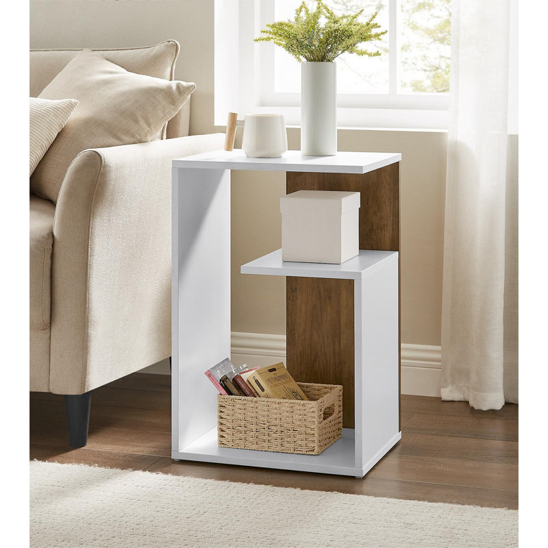 Aleander Block Rectangular Side Table