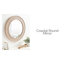 Yalina Framed Wall Mirror 28" Diameter Natural
