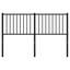 Tête de lit en métal durable Demarrio vidaXL, style moderne-88463531-88463527