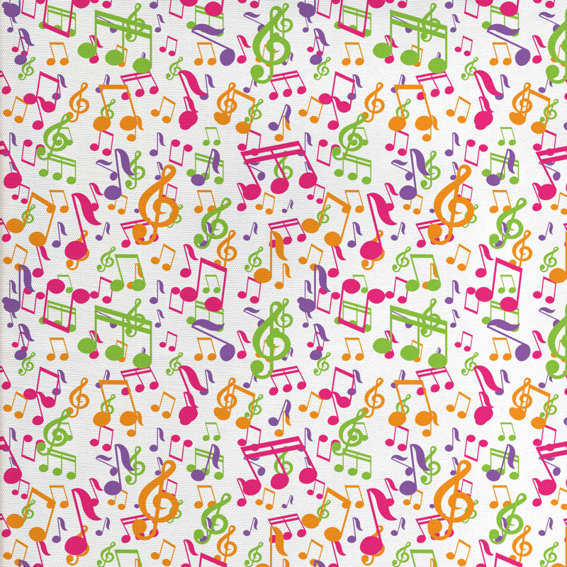 Tissu musical, l 36 po x L 360 po
