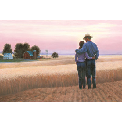 Family Farm by James Wiens - Wrapped Canvas Painting