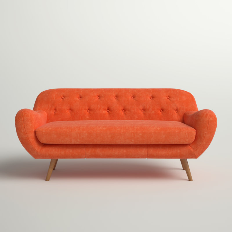 Jefferson 3 Seater Sofa, Orange