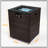 22" Propane Gas Fire Pit Table, 40000 BTU Square Steel Fire Pit With Beautiful Wicker Base For Outside Patio Deck Garden Backyard