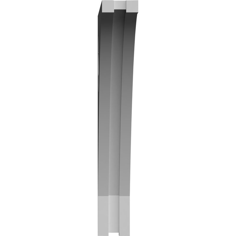 1 7/8"W X 7 1/2"D X 13"H Turner Architectural Grade PVC Corbel, 13" H x 7.5" W x 1.875" D