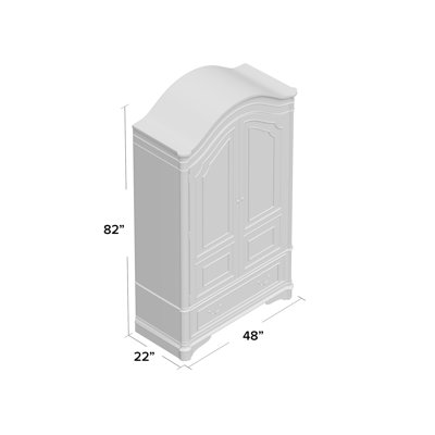 Colchester Armoire w/ Adjustable Shelving
