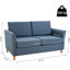 Leela 2 Seater Linen Loveseat-565713862