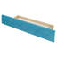 Lit plateforme tapissier avec tête de lit à oreilles et rangement-129422159