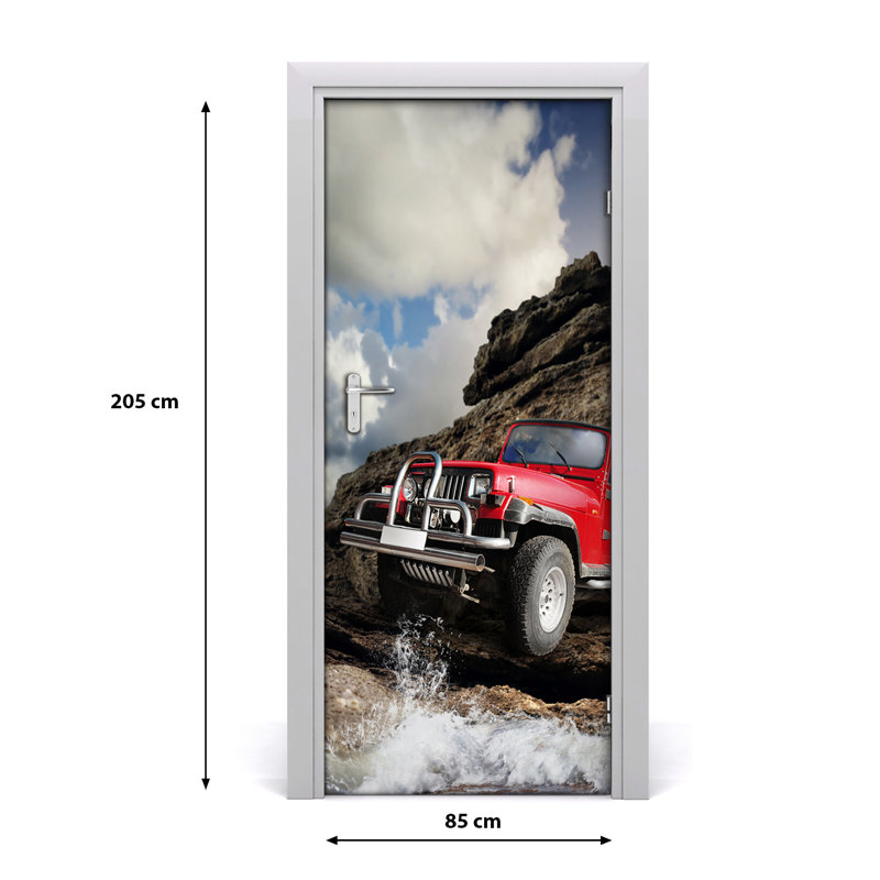 Self Vehicle Ground Door Decal