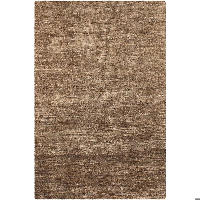 Tapis en jute tissé à la main Tammi Authentic, Rectangle 7 pi 9 po x 10 pi 6 po, Brun/brun clair