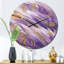 Horloge murale mauve-93379471