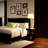 Modern Black End Table With White Shade, USB Charging, And Built-In Shelves