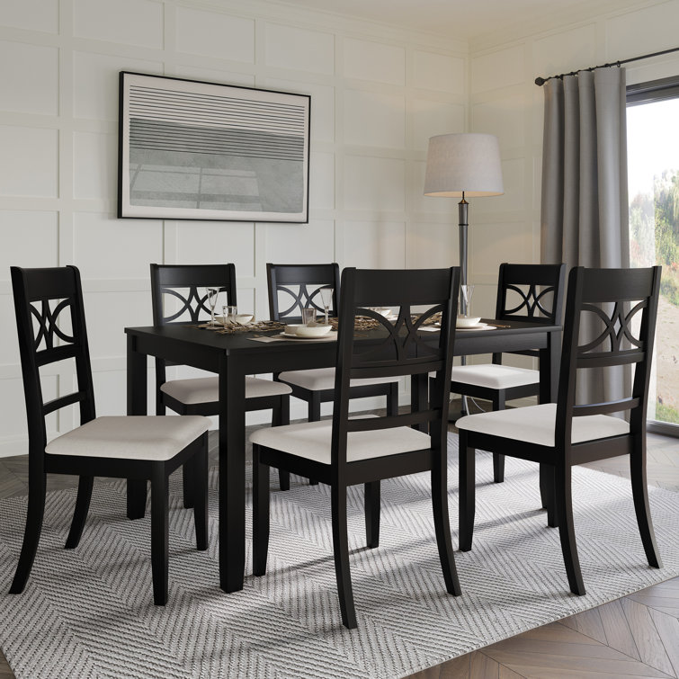 Ocossio 6 - Person Four Leg Dining Set