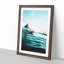 Surfing in Indonesia in Abstract - Framed Print-55728460-55728464