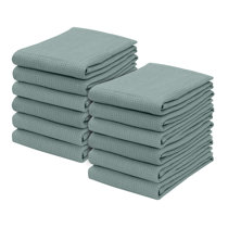 ODAWA Bright Green Dish Towels for Kitchen Clearance 28x18 Kitchen Cloth  Soft Kitchen Hand Towel 6 Piece