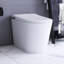 Toilette blanche intelligente avec affichage à DEL