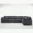 Oversized Modular Sectional Sofa Couch Set,L-Shaped Sofa Sectional, 5 Seater Sofa For Living Room Corduroy Upholstered Sofa Set With 7 Free Pillows-1659597440