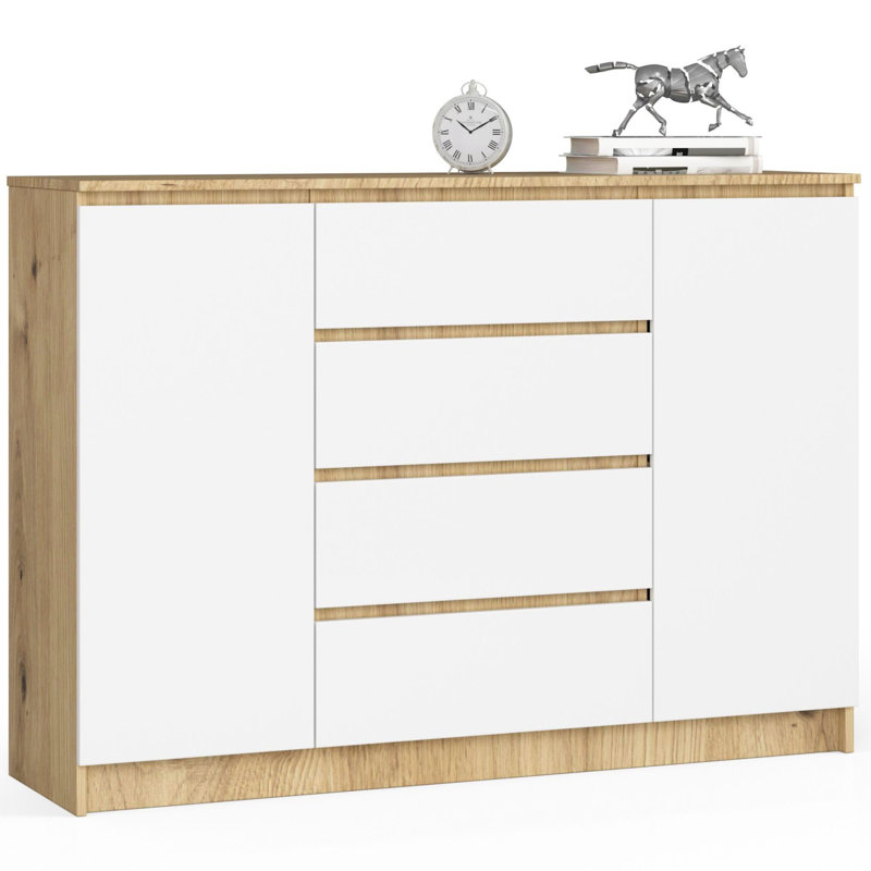 Sprage 4 - Drawer Chest of Drawers,  99cm H x 138cm W x 40cm D