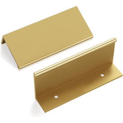 30 Pack 3in Gold Finger Edge Pulls Drawer Finger Pulls Champagne Gold Kitchen Hardware Handles Bedroom Dresser Drawers