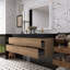 Lavabo de salle de bain en quartz noir mat-450895509