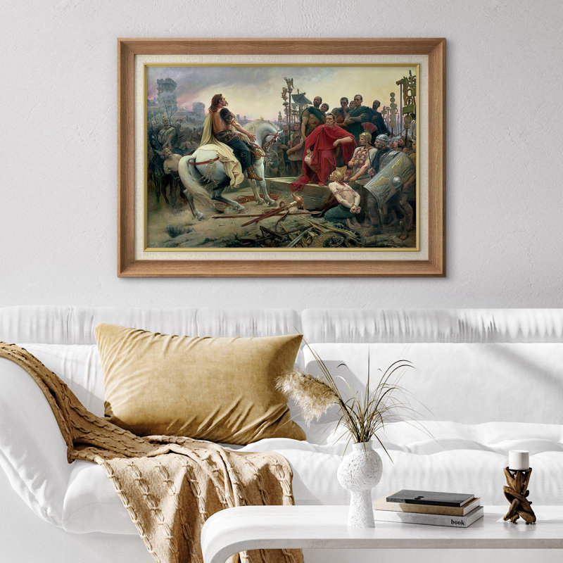 Roman Triumph, œuvre d'art historique, photos de salon classiques, impression sur toile encadrée, impression numérique.