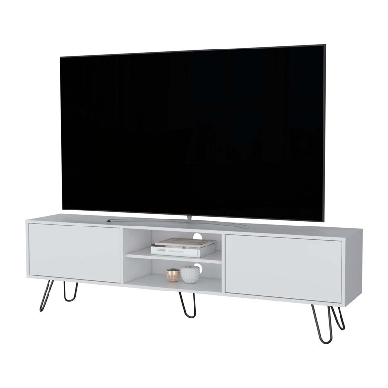 Meuble télé en épingle à cheveux