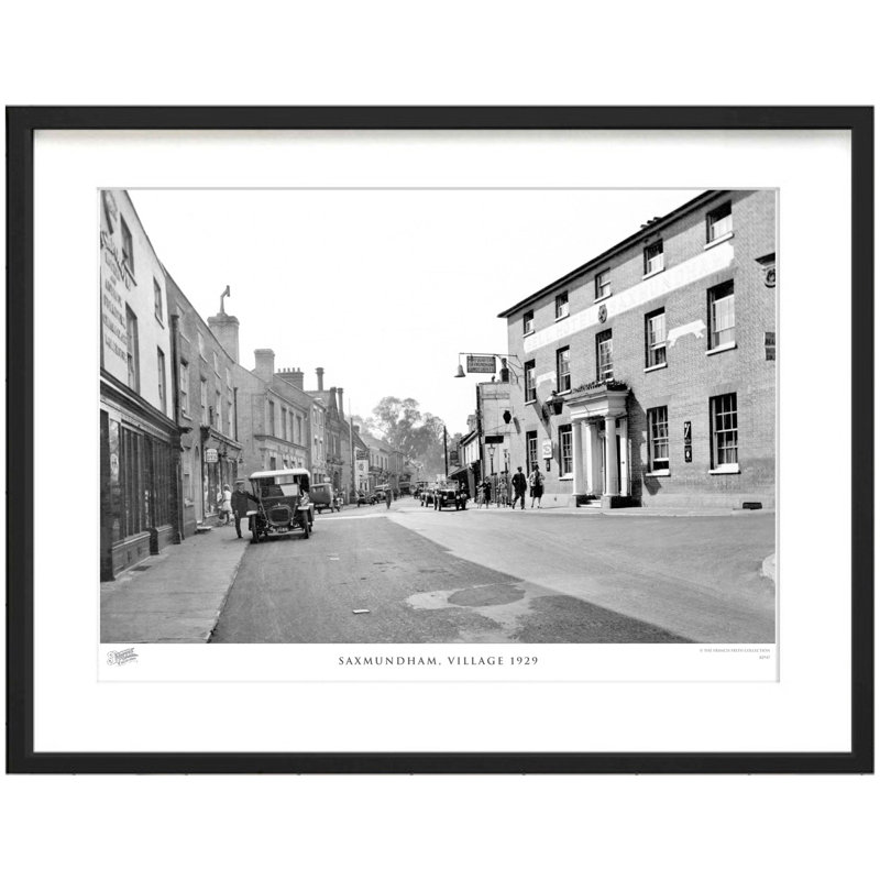 Saxmundham, Village 1929 by Francis Frith - Single Picture Frame Print, 45cm H x 60cm W x 2.3cm D