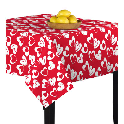 Caius Geometric Square Valentine's Day Tablecloth
