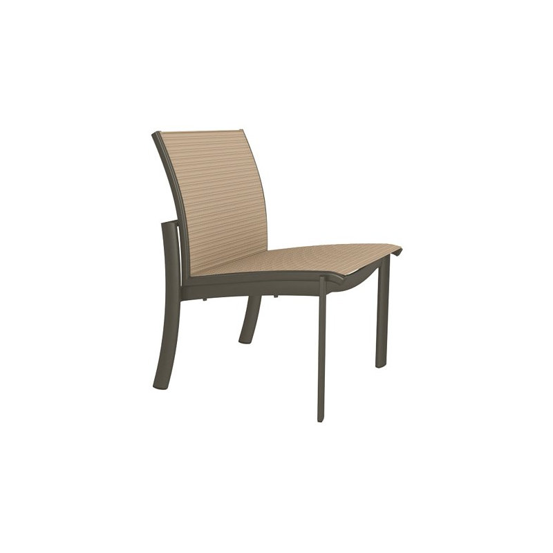 Kor Outdoor Dining Side Chair, Rincon, Mocha