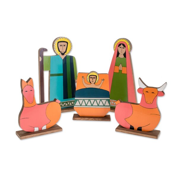 The Holiday Aisle® Joy Nativity Set | Wayfair