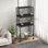 PawHut Double Stackable Bird Cage with Stand, Wooden Swing, Rope Ladder & Wheels for Canaries, Lovebirds Finches, Budgie Cage with Storage Shelf, Removable Tray, Wooden Perches & Food Containers
