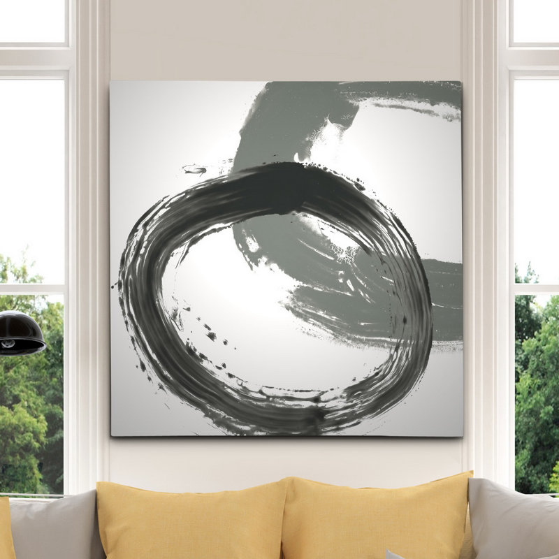 " Circular Reaction II ", 40" H x 40" W x 1.5" D, Wrapped Canvas