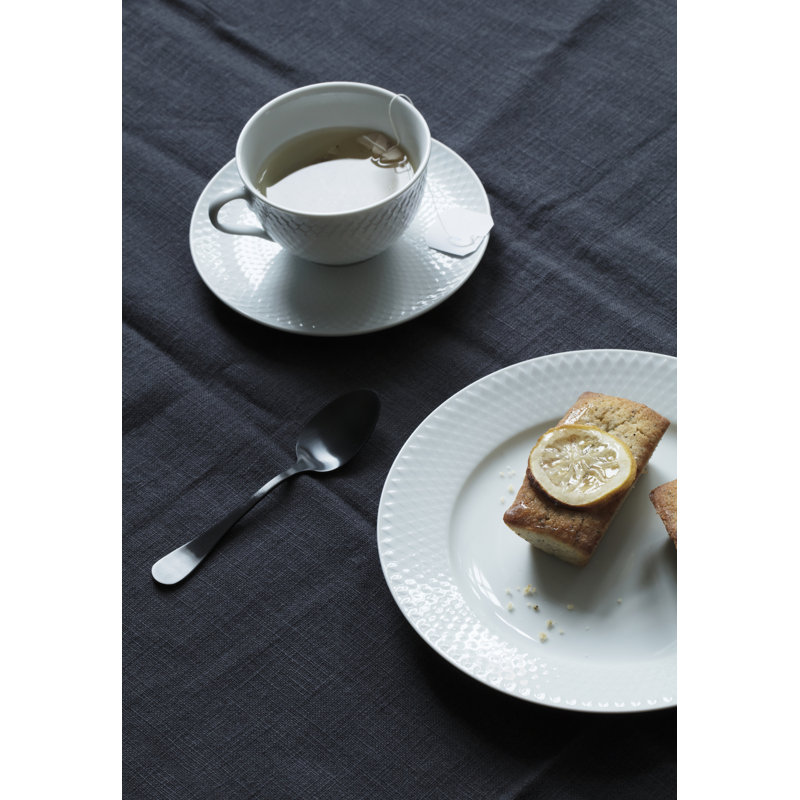 Handmade Porcelain Teacup, 8.1 Oz, White