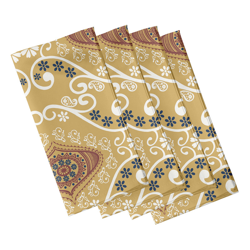Ensemble de serviettes 4 pièces Harrel, Or