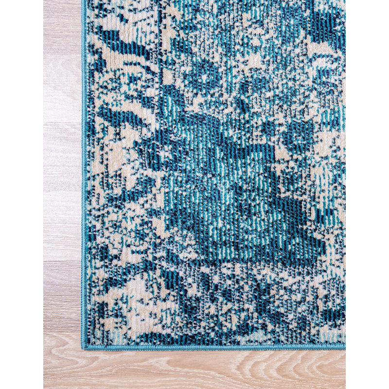 Tapis Endk Ikat Calm, Tapis de couloir 2 pi 2 po x 6 pi