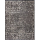 Rapture Beige Gray Checkered Luxury Area Rug