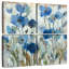 Floral abstrait en bleu III-109143238