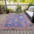 Machine Washable Indoor/Outdoor Xhevrie Purple Rug-111825382
