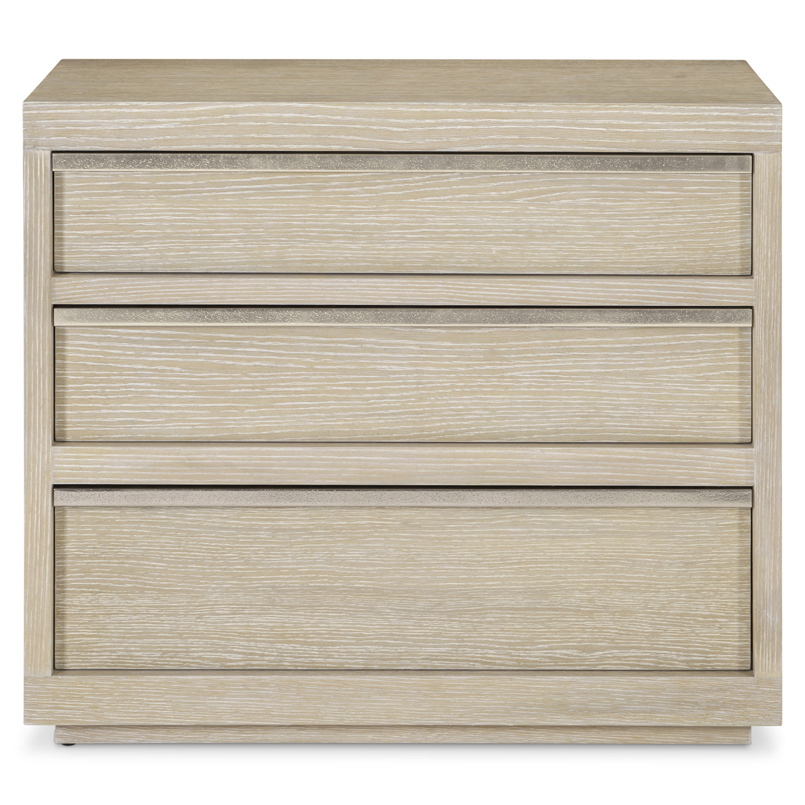 Solaria 3 - Drawer Solid Wood Nightstand in Dune