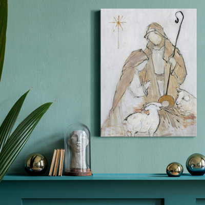 Sainte nuit - reproduction sur toile tendue