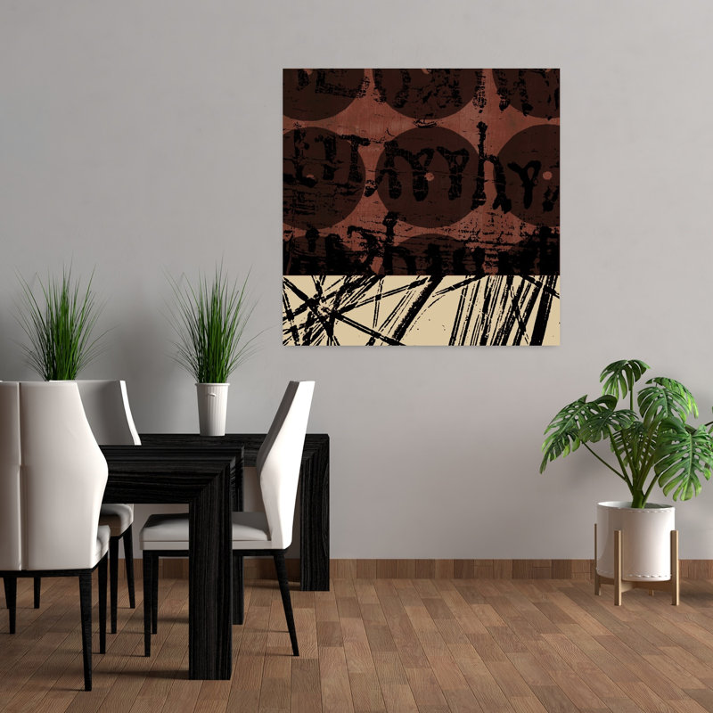 Fibres 1, art abstrait contemporain, H 36 po x l 36 po