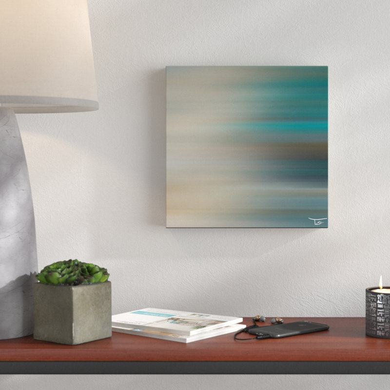 «Blur Stripes LX», reproduction sur toile tendue, H 12 po x l 12 po x P 1,5 po