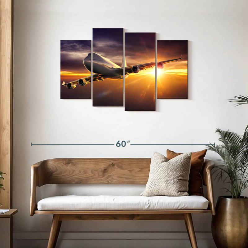 Avion Mehar Sunset, H 27 po x l 43 po