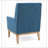 Blue Tadcaster Armchair with 4 Legs-846970899