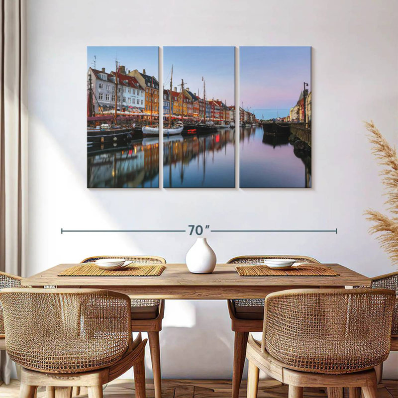 Nouveau port Tergel Nyhavn, H 36 po x l 57 po