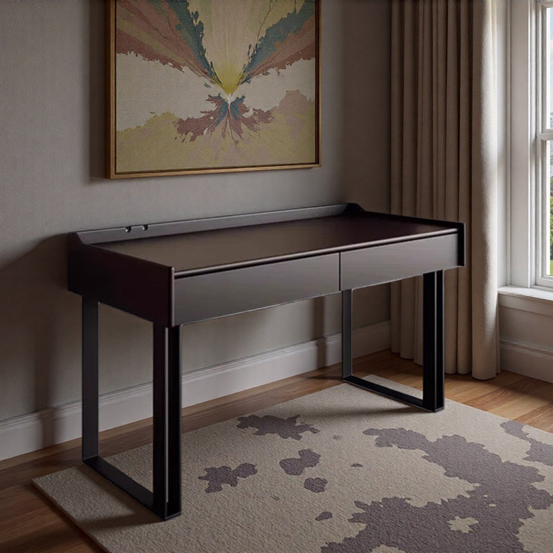 Modern Minimalist Multi-functional Writing Desk, 29.52" H x 55.11" W x 23.62" D