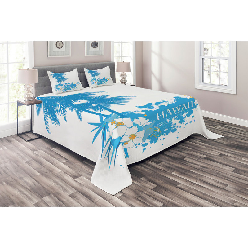 Bunny Coastal Polyester Coverlet