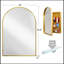 Armoire à pharmacie encastrée 24 po x 36 po avec miroir