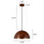 Luminaire suspendu simple 1 lumière-190548267