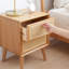 Table de chevet en bois massif Pure